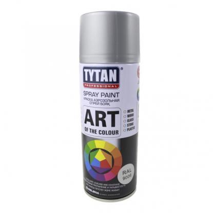 Аэрозольная краска Tytan Professional RAL9006 металлик 400 мл