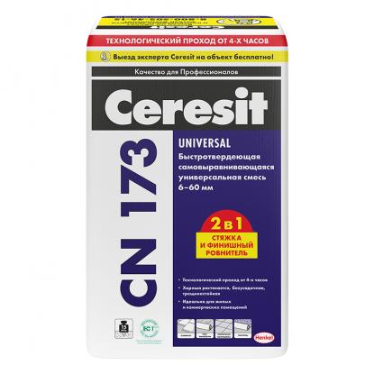 Ceresit CN 173 20 кг самовыравнивающийся наливной пол 6-60 мм