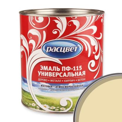 Эмаль Расцвет ПФ-115 универсальная 2,7 кг Бежевая