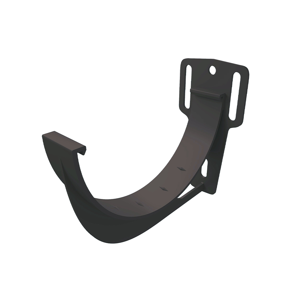Кронштейн желоба Классика 120 slider ПВХ Grand Line Графит 7024