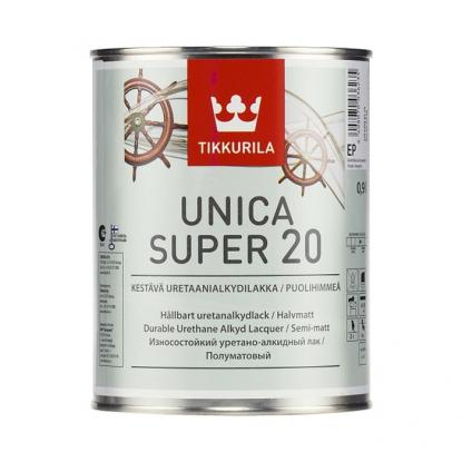 Лак Tikkurila UNICA SUPER 20 EP Полуматовый 0.9 л