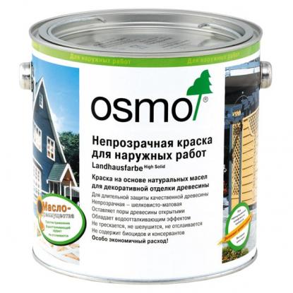 ОСМО Landhausfarbe непрозрачная краска 0,125 л Кость