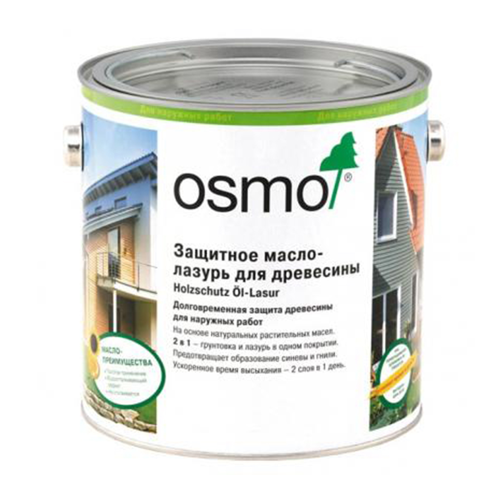 OSMO Защитное масло-лазурь 2,5 л Орегон