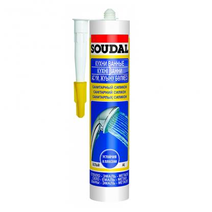 Soudal Санитарный герметик силиконовый бесцветный 280 мл