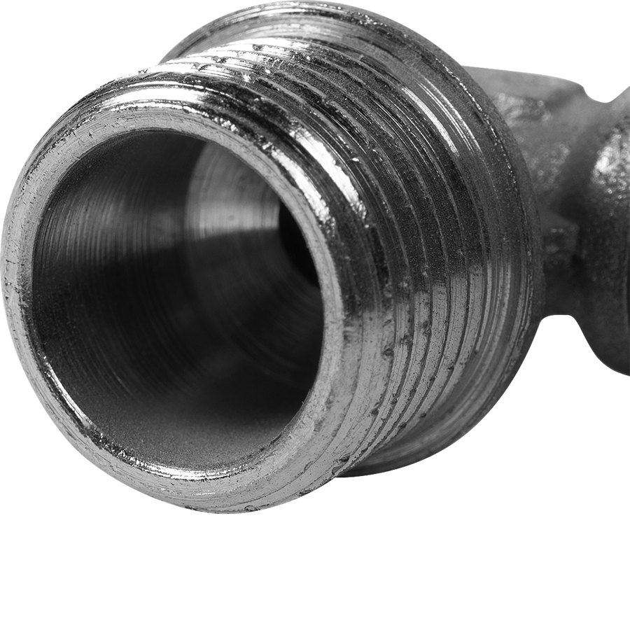 Угол пресс Valtec наружная резьба 16х1/2" мм никелированная латунь VTm.253.N.001604