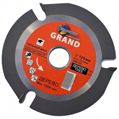Диск Пильный для УШМ 125*22,23*3Т, Trio-Diamond (1шт/100шт)