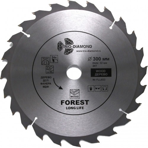 Диск пильный 300*32*24Т FLL823