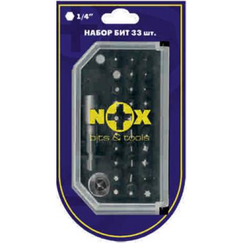 Набор бит 31шт. NOX (1шт)
